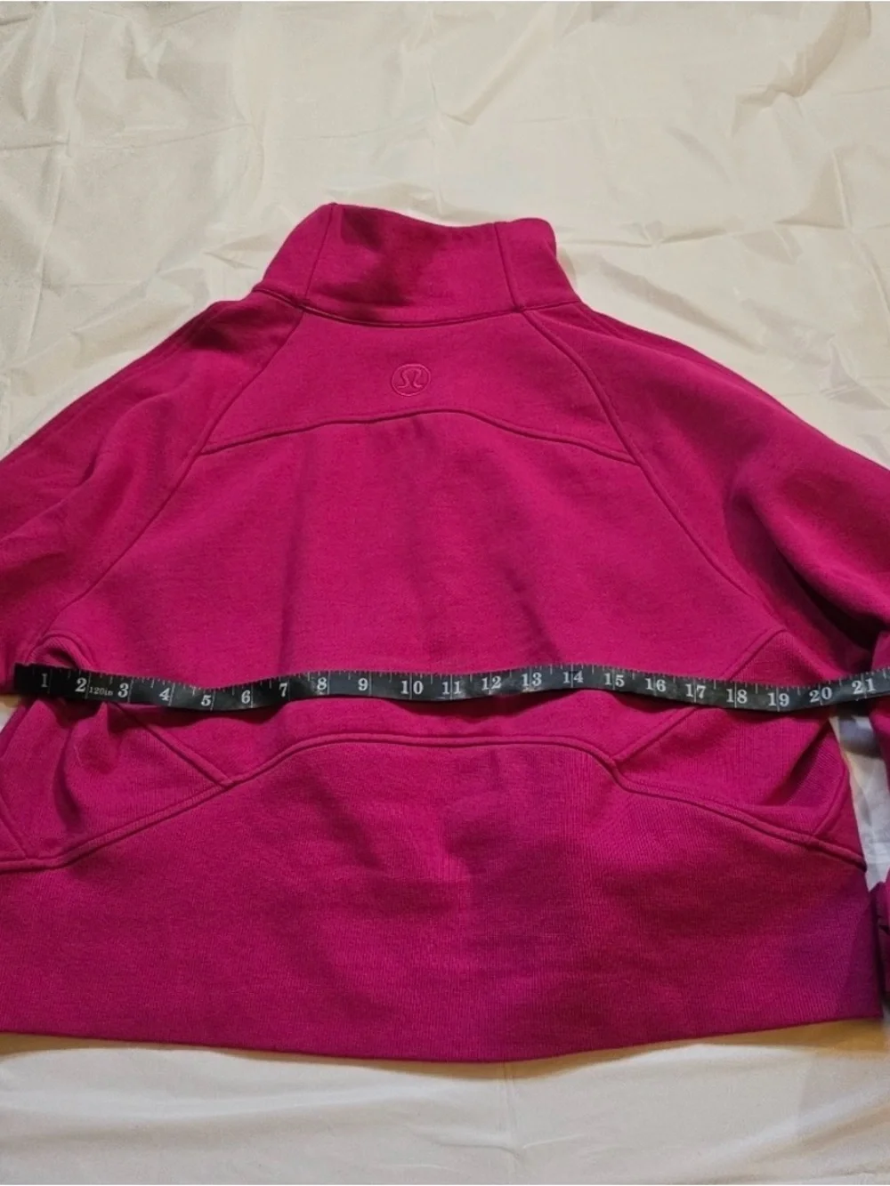 NWOT Lululemon Scuba Oversized Funnel-Neck Half Zip (Ripened Raspberry/Gold) M/L